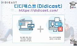 AI(인공지능)를 활용하여 촬영과 편집 및 자막과 번역을 한번에 할 수 있는 디디캐스트(Didicast)