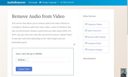 온라인에서 무료로 비디오에 있는 오디오 제거하는 법