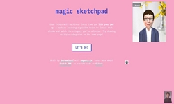 인공지능의 머신러닝 학습으로 원하는 그림을 그려주는 magic sketchpad